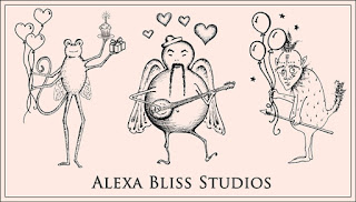 Alexa Bliss Critter Celebrate Greeting Cards www.alexabliss.com