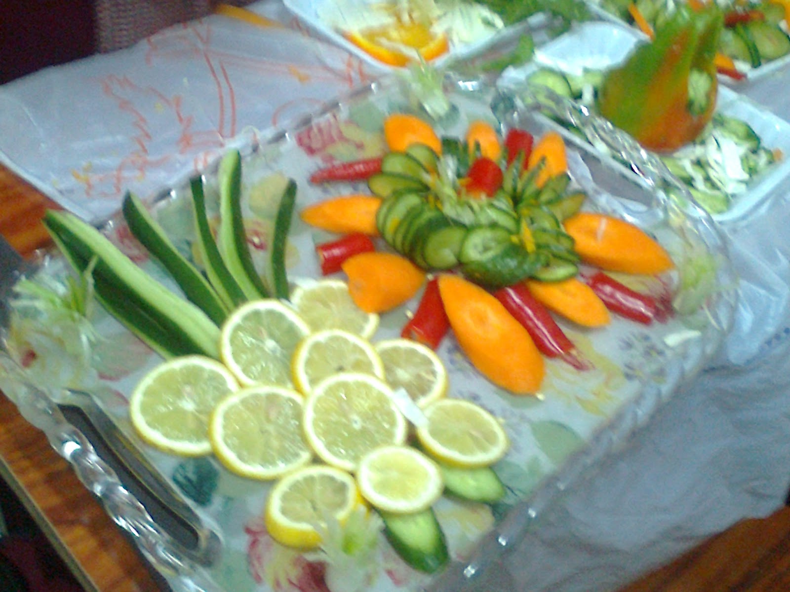 Taste Of Pakistan Salad Decoration Class