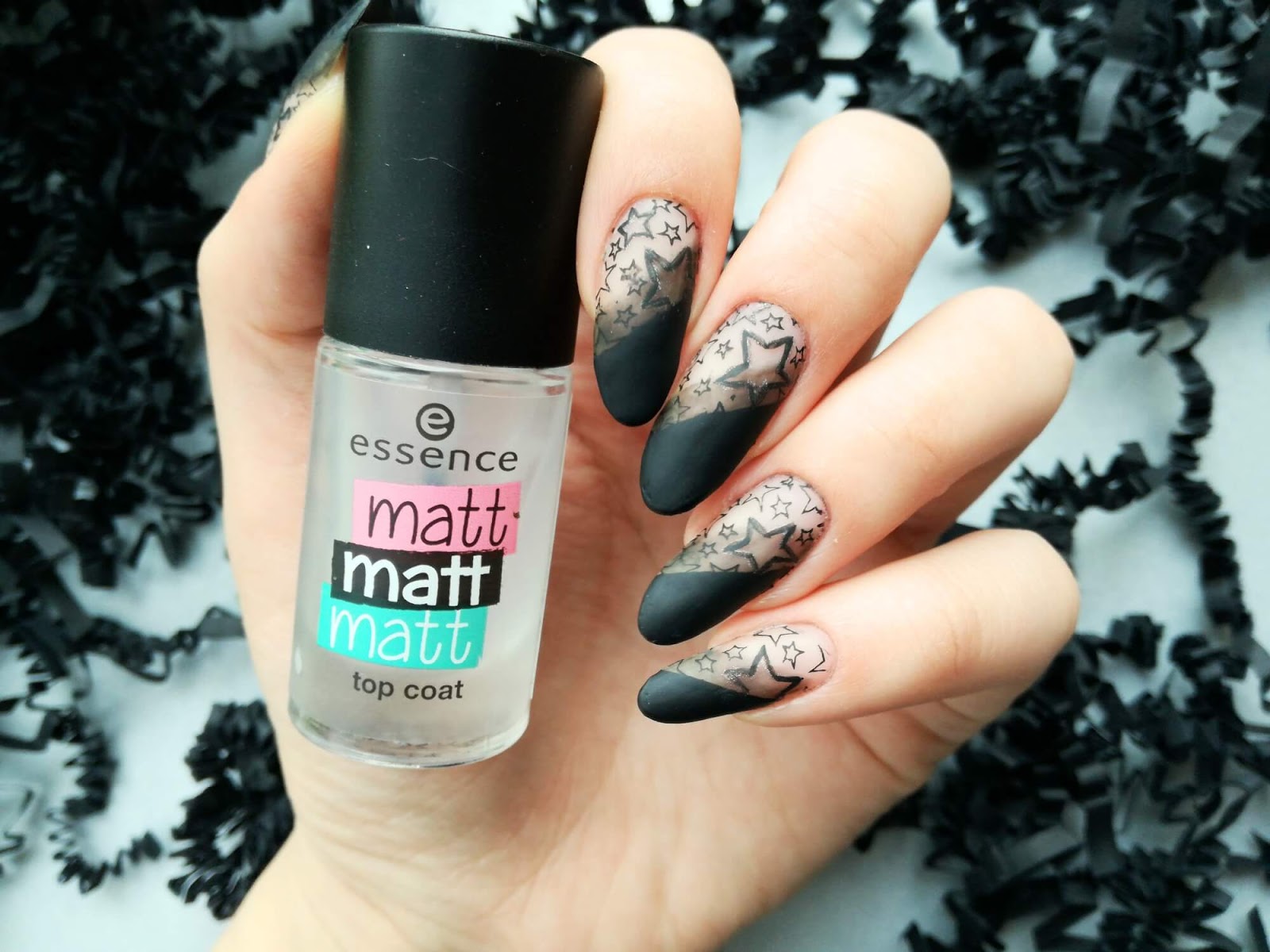 Negative Space Paznokcie W Gwiazdki Malinaila Pl