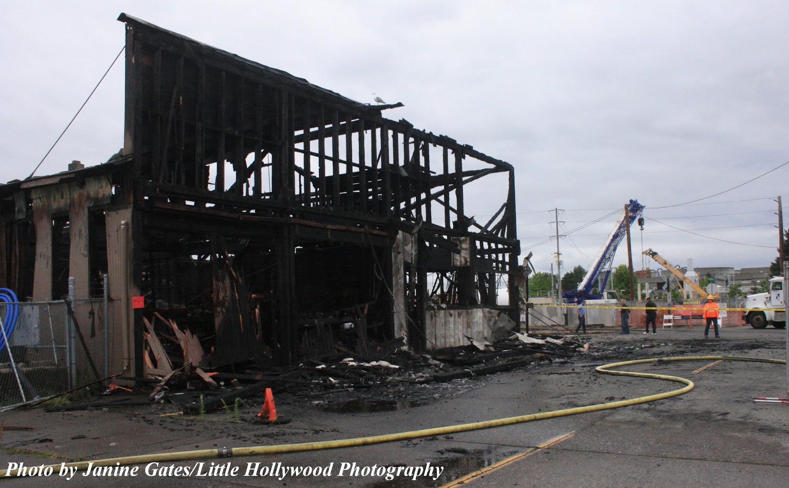 Little Hollywood TwoAlarm Fire in Downtown Olympia Destroys Warehouse