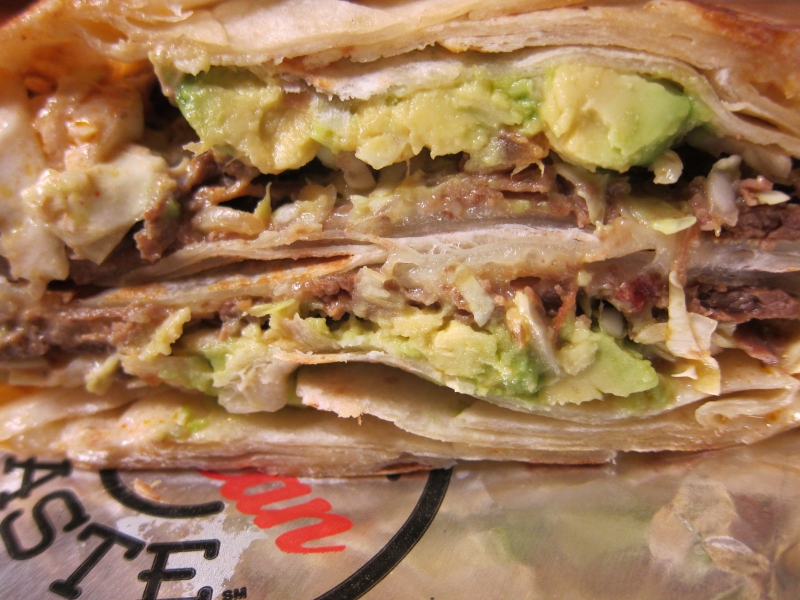 Review El Pollo Loco Shredded Beef Quesadilla
