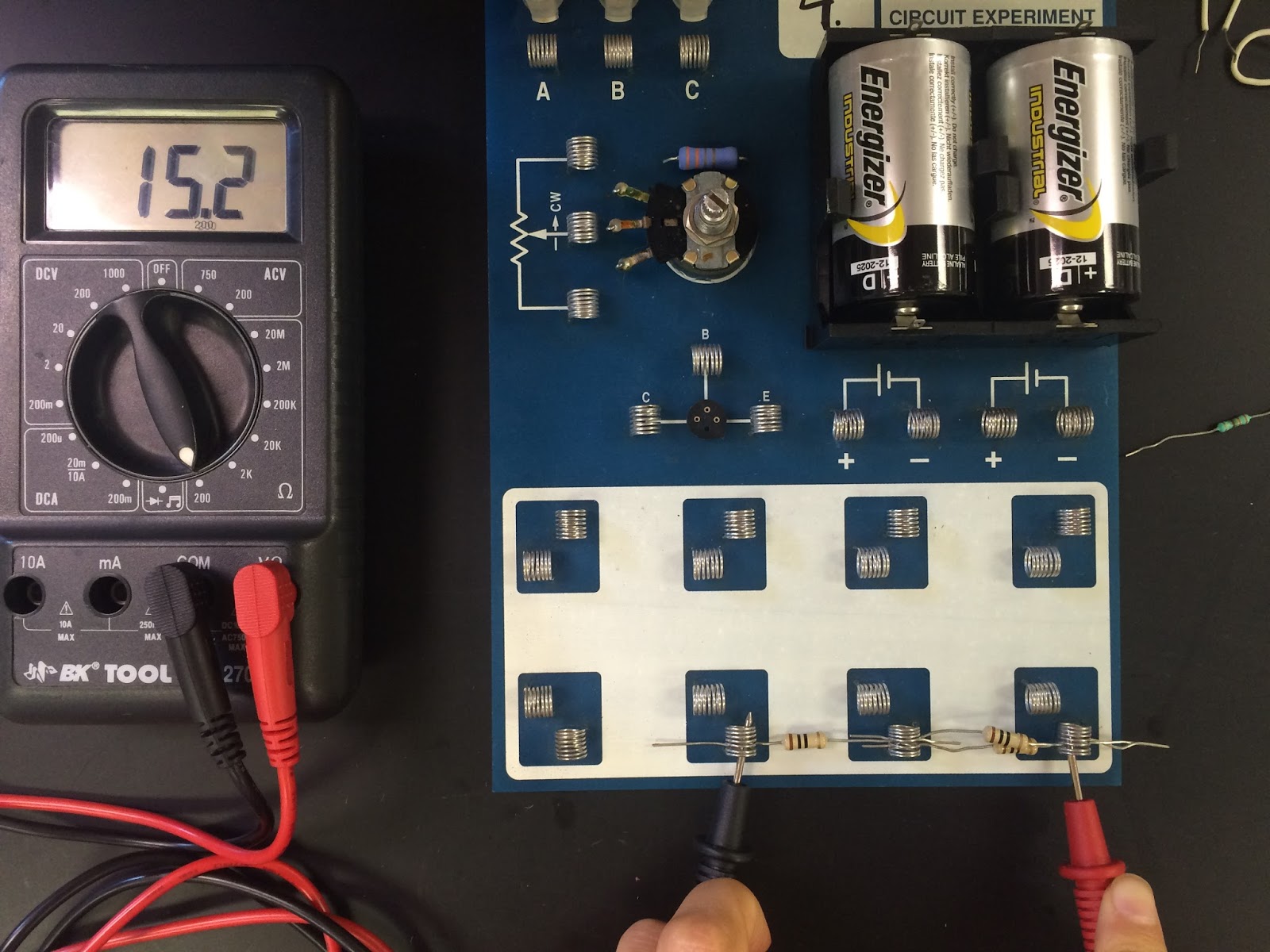 Physics Lab a Good Place to Do Physics Resistors combined in series