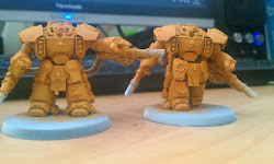 Shaken Not Stunned: Imperial Fists Painting Yellow An Experiment and an Evolution