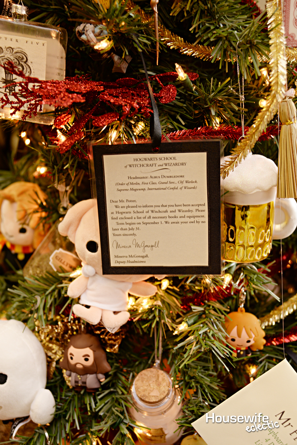 Harry Potter Christmas Tree Housewife Eclectic