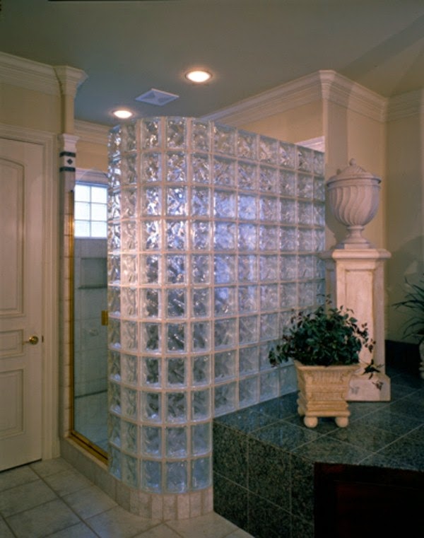 Glass blocks for shower – 44 great pictures!