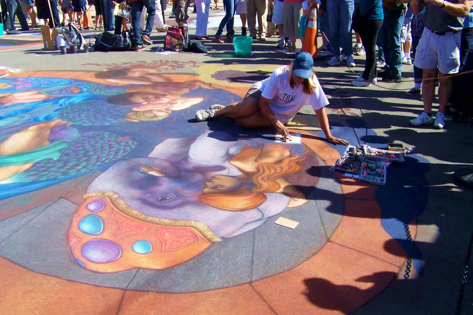 The Jerdees and Underwoods Sarasota Chalk Festival