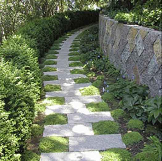 Stone Garden Path Ideas