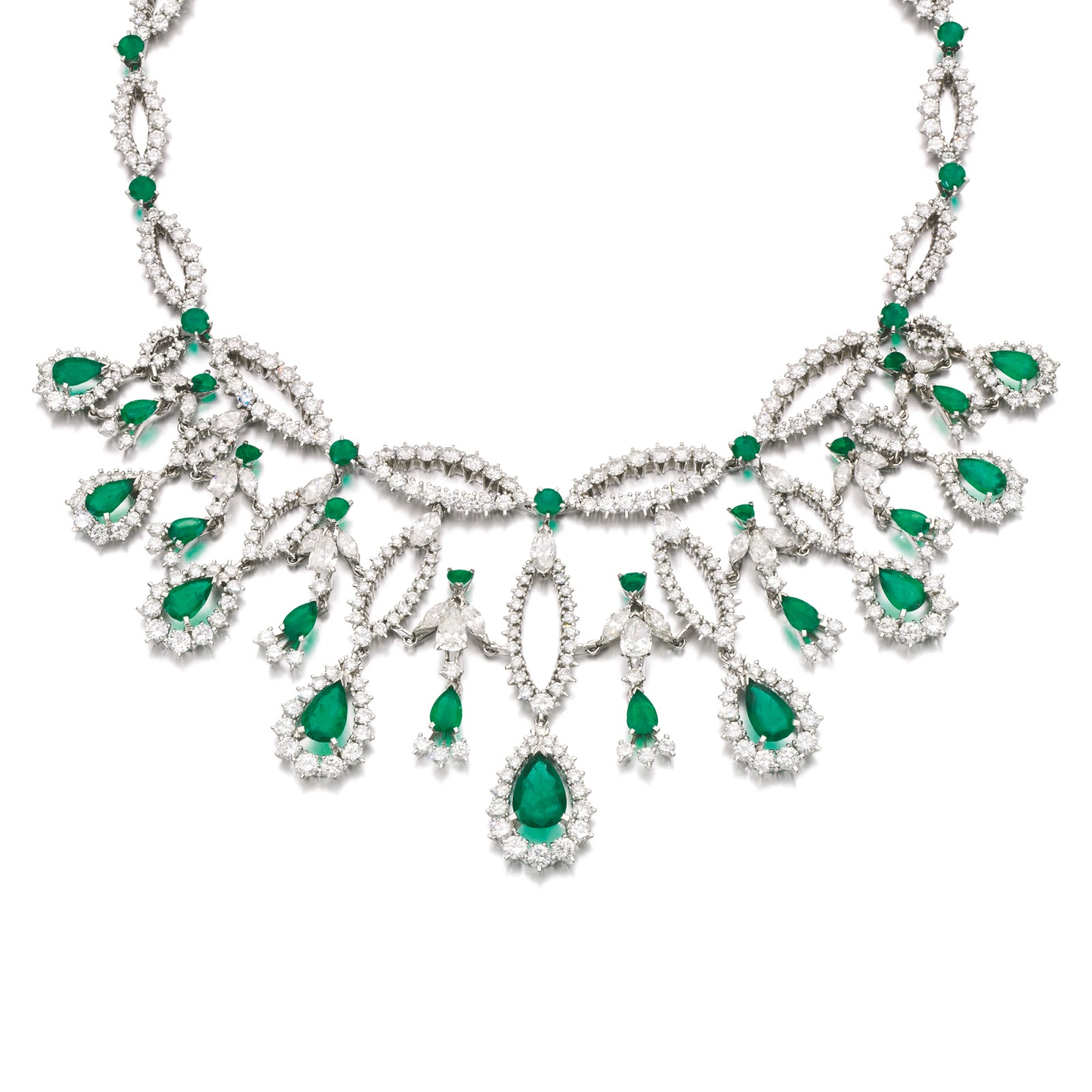 Marie Poutine's Jewels & Royals: Elegant Green Necklaces I