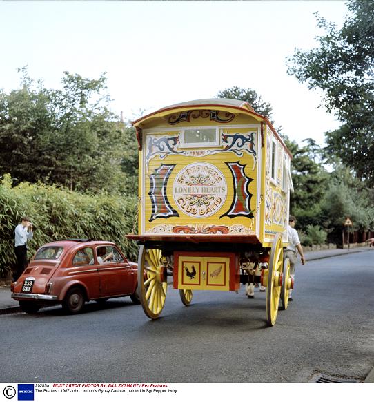 The Daily Beatle has moved! Sgt Pepper's caravan reappears!