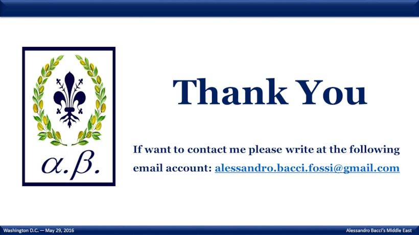 Alessandro Bacci's Middle East: The Necessity to Develop a Methodology ...