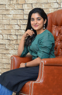 Actress Niveda Thomas Stills at Brochevarevarura movie Interview Actress Niveda Thomas Stills at Brochevarevarura movie Interview