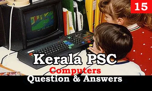 Kerala PSC Computers Question and Answers - 15