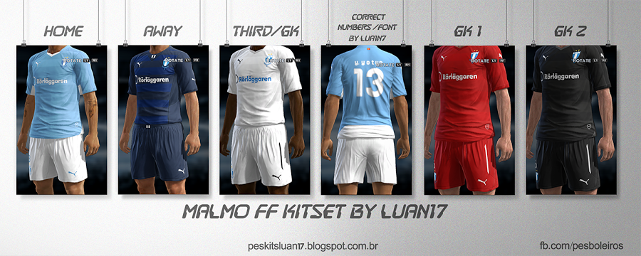 PES 2013 Malmö FF Kits 2015-2016 - PATCH PES | New Patch Pro Evolution Soccer