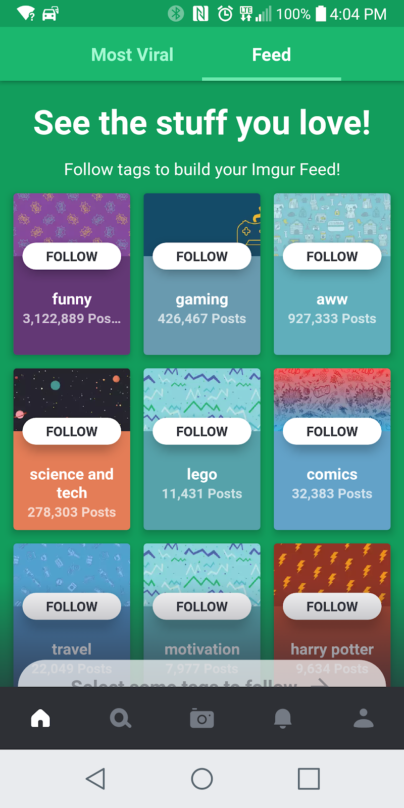 Imgur Fancies Up The App With Snacks And Feed Android