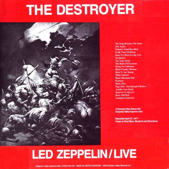 bootleg addiction Led Zeppelin The Destroyer