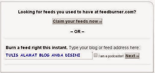 cara membuat form berlangganan lewat email pada blog