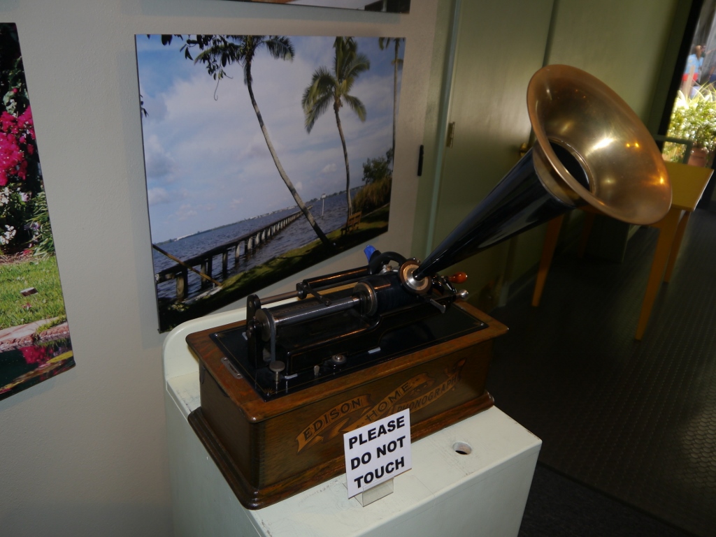 Phonographe 1900 Thomas Edison Fort Myers Floride