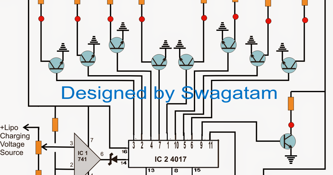 Lipo Battery Balance Charger Circuit - Electronic Circuit Projects