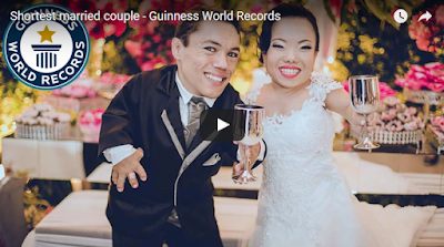 1a2 World's shortest couple officially crowned by Guinness World Records in London. (Photos)