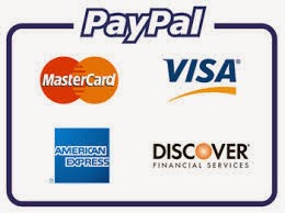We accept PAYPAL payment!