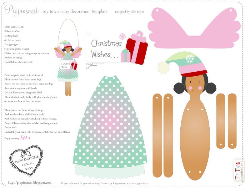 Pippinsnest: Fairy template freebies