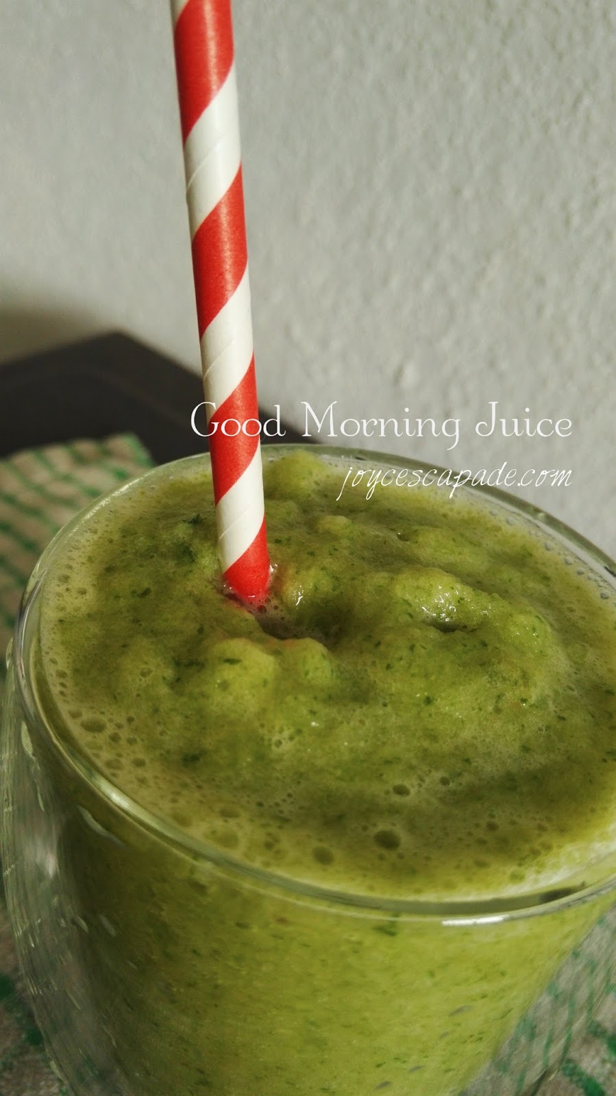 My homemade smoothies, fruit purees & juices Joy 'N' Escapade