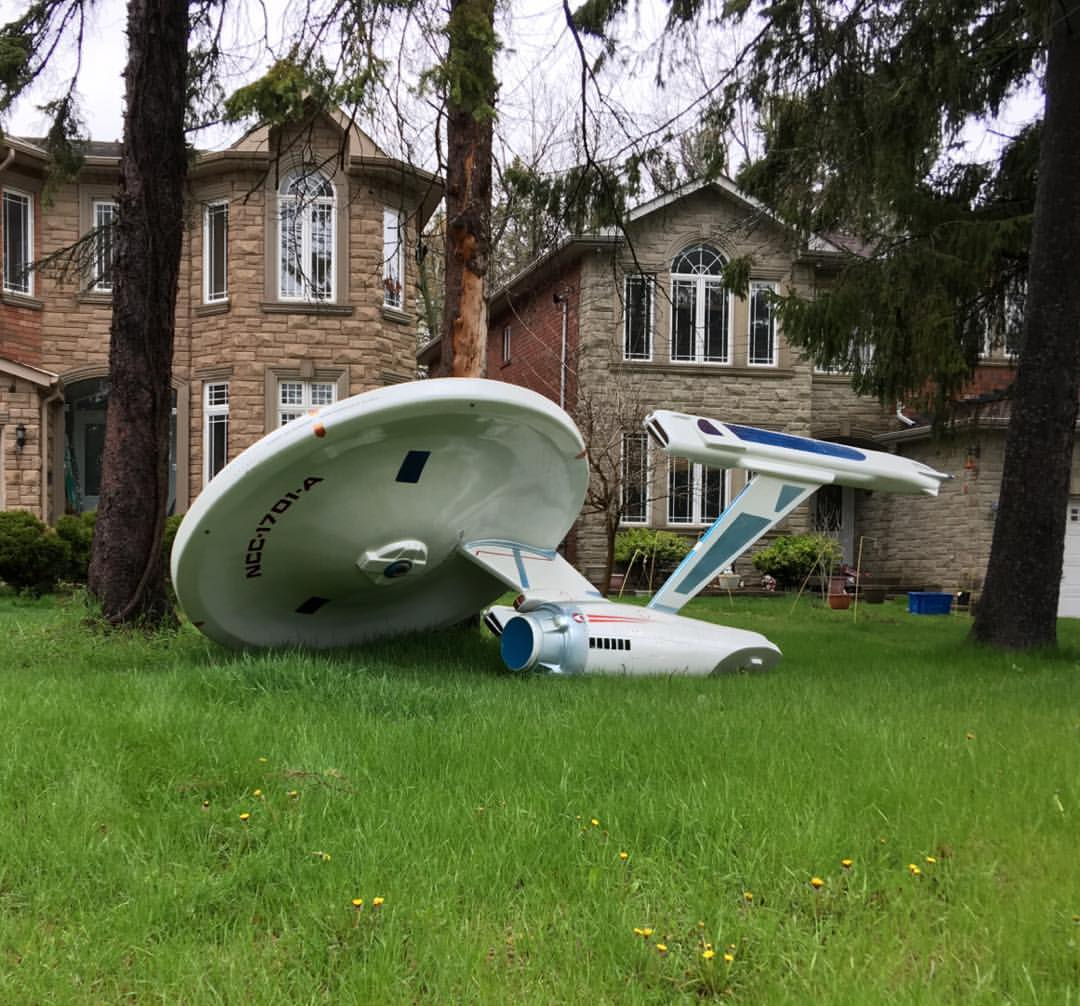 The Trek Collective USS EnterpriseA found in yard sale