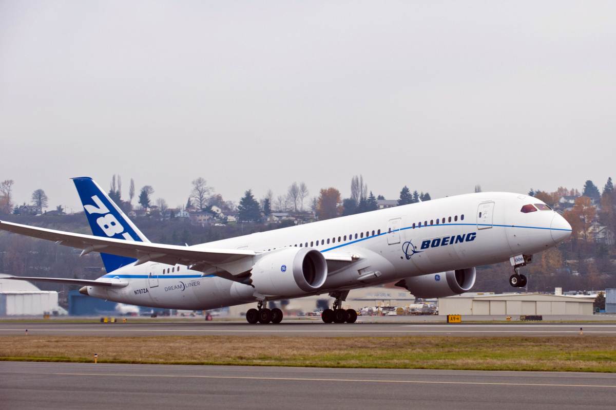 A morte do motor a combustão interna Boeing-787-Dreamliner