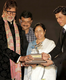 Amitabh Bachchan, Aishwarya Rai, SRK & Abhishek at Kolkata Film Fest