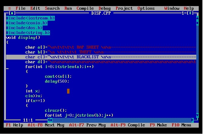 NFS MW Rap sheet effect in c++