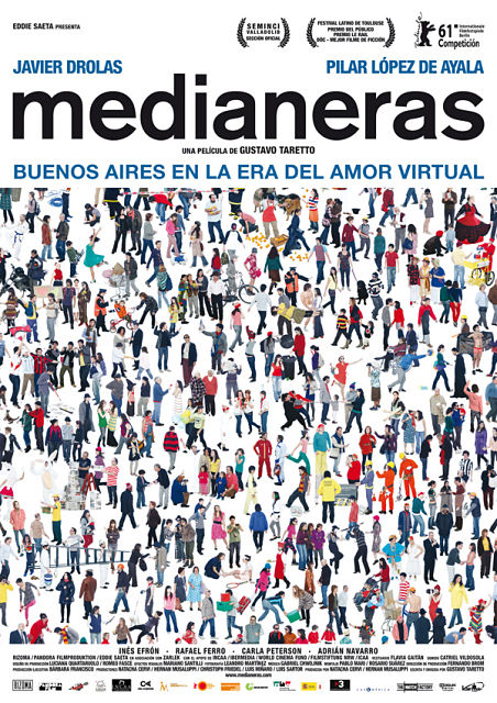 Cartel oficial español: Medianeras (2011)