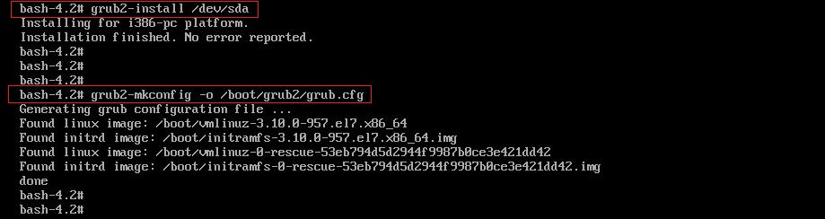 How to recover /boot partition on RHEL or CentOS 7?