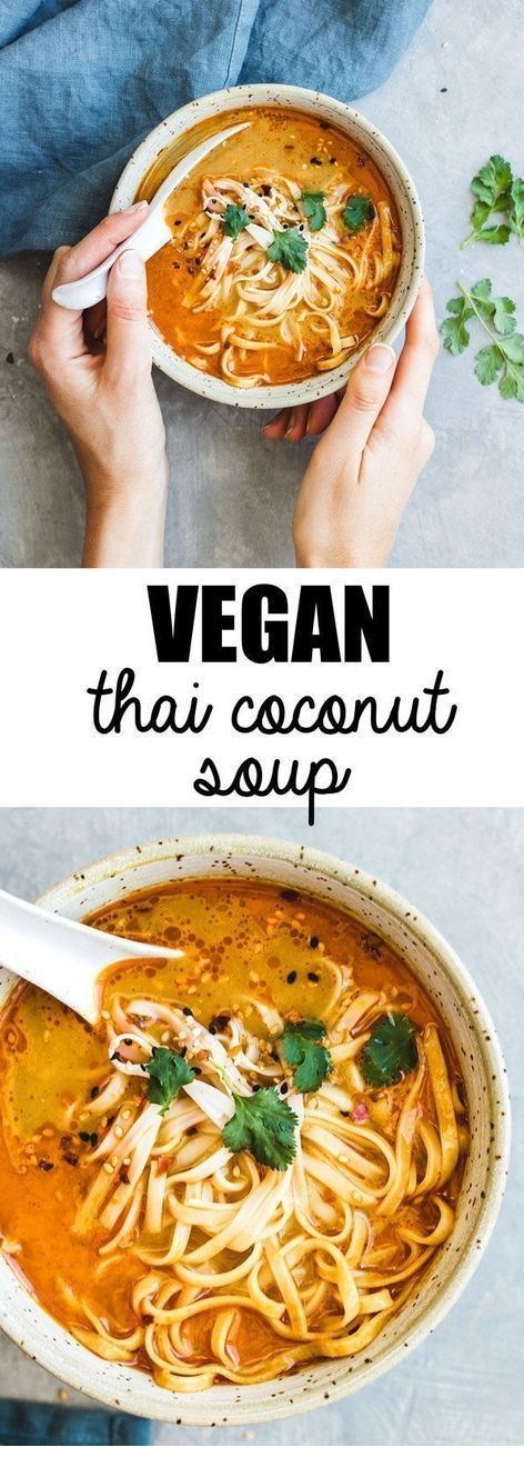 Northern-Style Vegan Thai Coconut Soup
