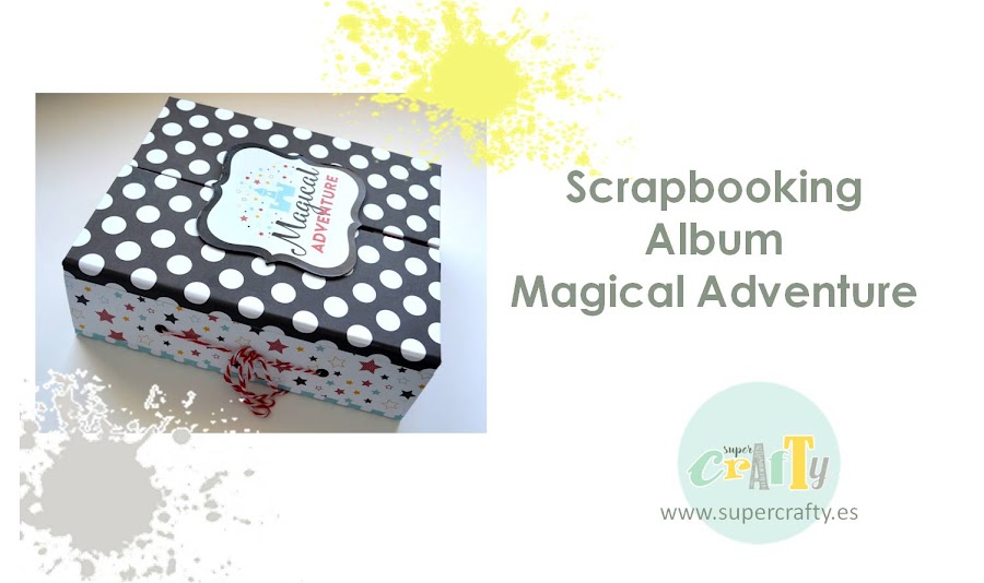 Scrapbooking album magical adventure