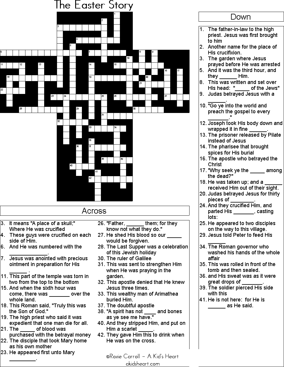 5 Printable Crossword Puzzles For Christmas 5 Printable Crossword Puzzles For Christmas