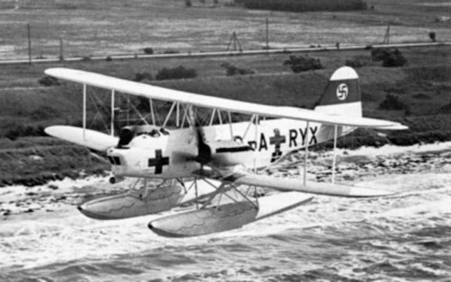 8 August 1940 worldwartwo.filminspector.com Heinkel He 59 rescue plane