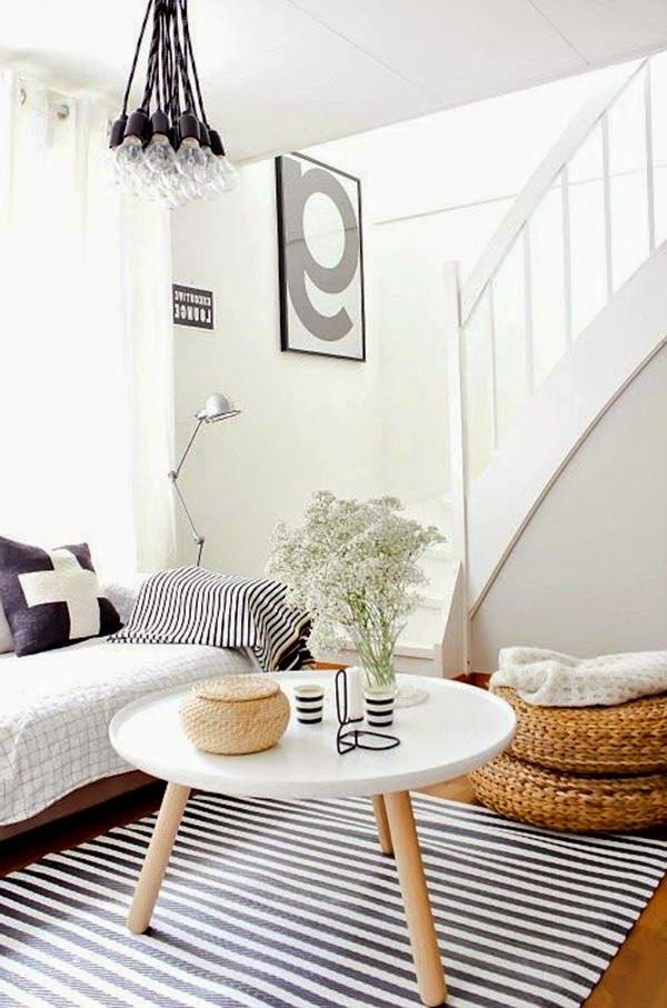 Carpet in black and white &#8211; wonderful ideas