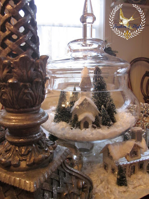 Winter White Table Scape ~ Jill McCall Feathers and Flight