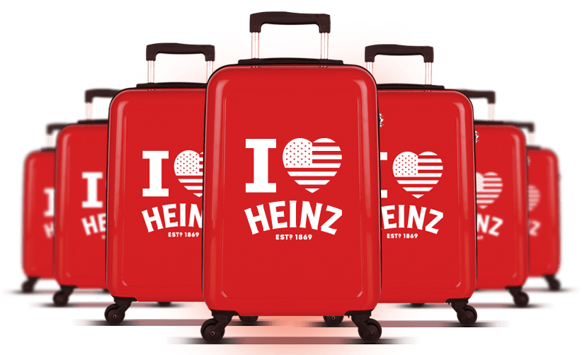 Wygraj 1 z 50 walizek Heinz Konkurs