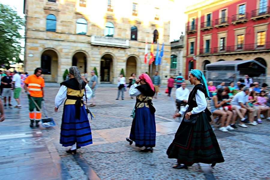 Gijón al aterdecer