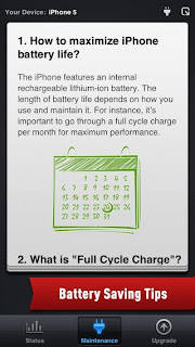 تطبيق مجانى للحفاظ على وزيادة عمر البطارية للايفون والايباد والايبود تاتش Battery Power Free 1.0.6 IPA