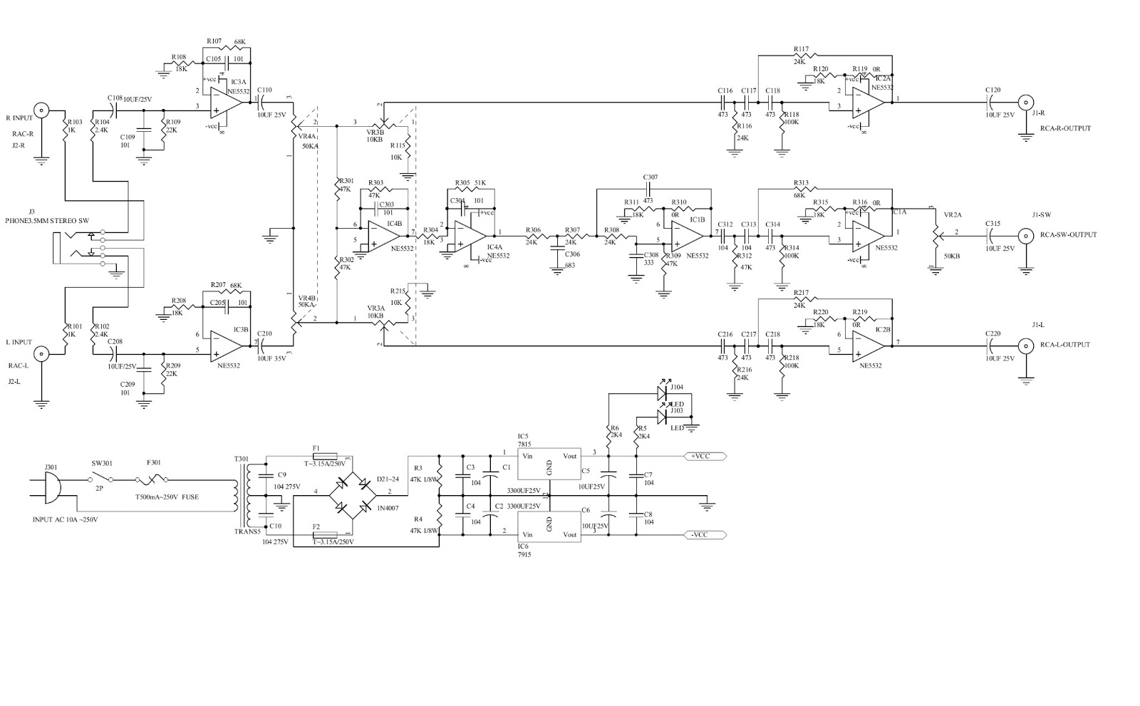 C3660 smt pcb схема усилителя