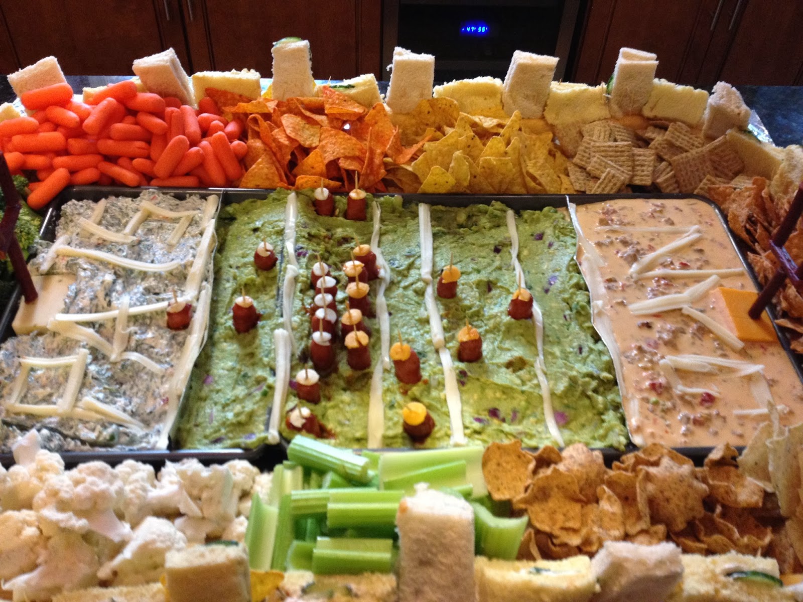 Lola, Tangled DIY Super Bowl Party Snack Stadium. Ahem, that's SNACKADIUM.
