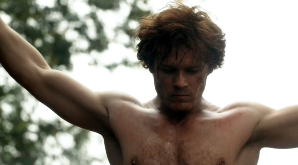 jamie fraser white shirt