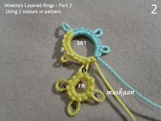 muskaan's T*I*P*S: Tatting Tutorial : Layered Rings Part 2 and sneak peek