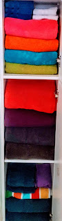Our New Towels, a mismatch of colours!