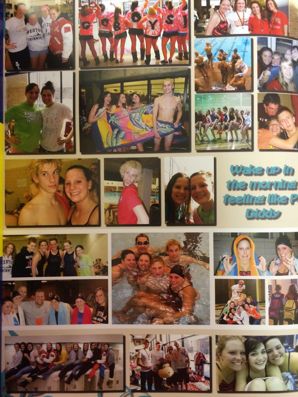 Mentor High School Swim Team Team Yearbooks