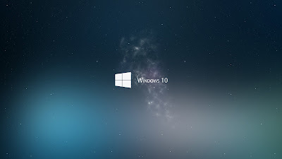 Windows 10 logo con humo delante