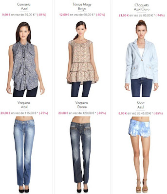 Algunas prendas de ropa para mujer de la colección de Le Temps des Cerises Ropa barata mujer