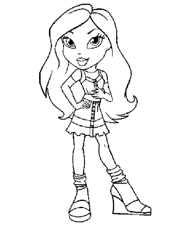 Krafty Kidz Center: Bratz coloring pages